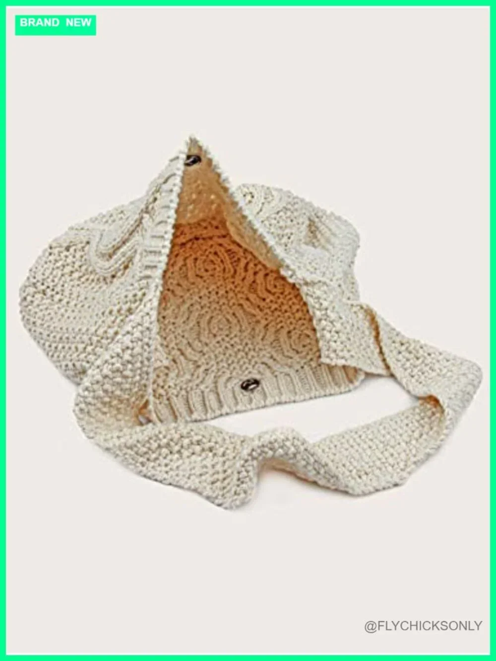 Crochet Shoulder Hobo Knitted Tote Bag Shopping Bag